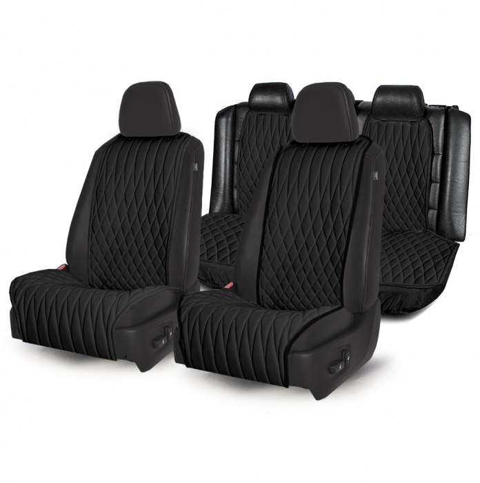 Накидки на сидения Полный комплект накидок (Черный) Ромб 2